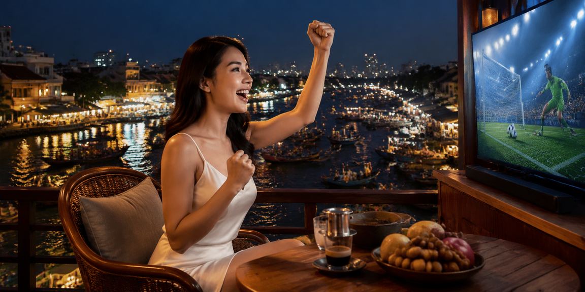 Người dùng vùng Đồng bằng sông Cửu Long trải nghiệm 78king trên điện thoại bên tách cà phê